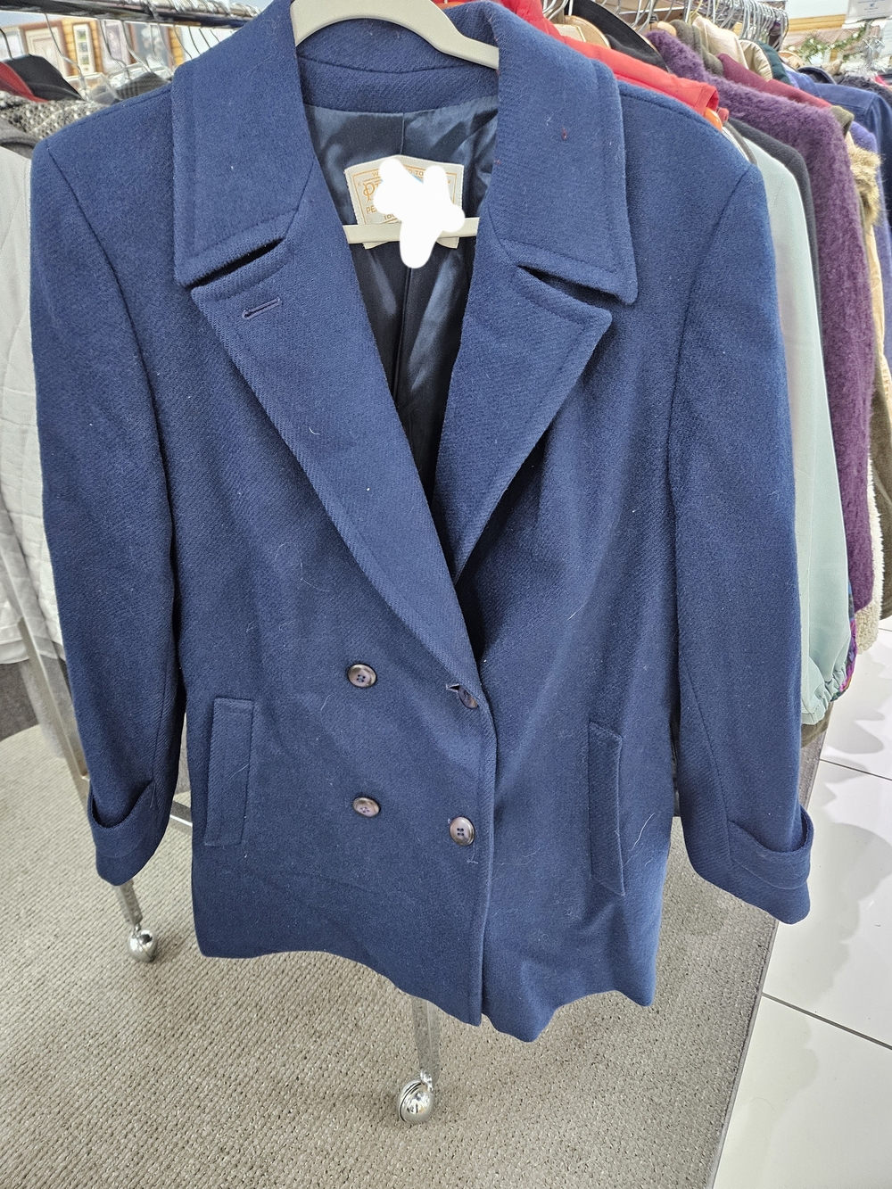 Pendleton Womens  Navy Wool Jacket Sz 10